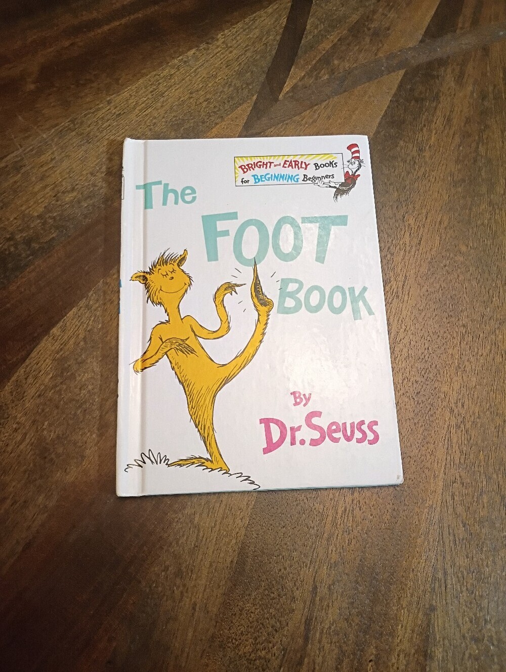 Dr. Seuss The Foot Book Hardcover Bright & Early Book Club Edition Vintage Child